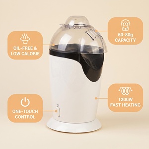Máquina de <span class=keywords><strong>Palomitas</strong></span> de Maíz Eléctrica de Plástico de 1200W con Protección Contra Sobrecalentamiento y Recipiente <span class=keywords><strong>para</strong></span> Derretir <span class=keywords><strong>Mantequilla</strong></span> <span class=keywords><strong>para</strong></span> Uso Doméstico - Product Image 3