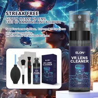 Kit de nettoyage anti-buée pour lentilles de lunettes, solution de nettoyage anti-buée pour lunettes VR, ensemble de chiffons en microfibre