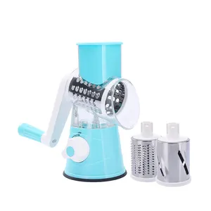 Đa Chức Năng Mandoline Cà Rốt Khoai Tây Slicer Của Nhãn Hiệu Bảng Top Trống Vắt Tay 3 Trong 1 Rau Cutter Chopper Cho Nhà Bếp