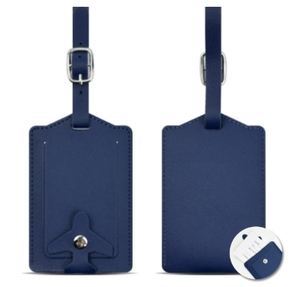 Étiquettes de bagages en cuir PU personnalisables pour sacs de voyage, valises, cadeaux promotionnels - Product Image 3