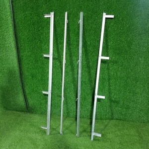 Sağlam ve dayanıklı Broiler tavuk kafesi 3 Tier 2 kapılar Set başına 60 kuş kapasitesi 1.5*0.9*1.55m yüksek H tipi Broiler pil kafesi - Product Image 6