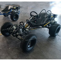 Go-Kart Todoterreno de 270cc con Transmisión Automática de Embrague Húmedo, Llantas Grandes de 8 Pulgadas, Buggy de 4 Ruedas para Adultos, para Actividades al Aire Libre