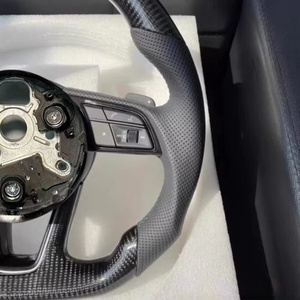 Volante de cuero personalizado para Audi A4 A3 A5 A6 B6 RS7 SQ8 RS6 C8 RS3 SQ5 Q3 R8 Q7 Q8 A8 <span class=keywords><strong>A1</strong></span> RS5 A7 - Product Image 5