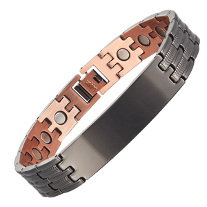 Bon Soins de Santé Énergie À La Mode En Gros Biomagnétique Cuivre Guérison Pierres Précieuses Bracelet De Cheville pour Cadeau - Product Image 1