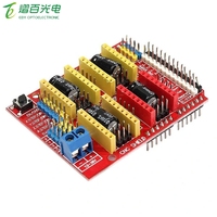 Kit de carte d'extension pour machine de gravure CNC UNO-R3 SHIELD V3, A4988/DRV8825