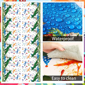 Belle nappe en plastique de <span class=keywords><strong>dinosaure</strong></span> couverture de <span class=keywords><strong>Table</strong></span> de fête de <span class=keywords><strong>dinosaure</strong></span> nappe d'impression imperméable jetable pour les fournitures de fête d'<span class=keywords><strong>anniversaire</strong></span> - Product Image 4