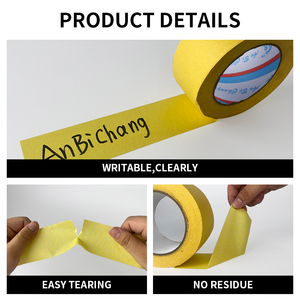 Tùy chỉnh màu sắc cao cấp thấp tack Ô Tô sơn <span class=keywords><strong>Masking</strong></span> <span class=keywords><strong>Tape</strong></span> công suất cao giấy đóng gói băng với logo cho xe sơn - Product Image 4