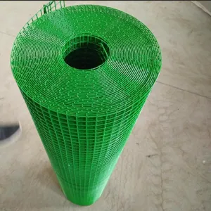 Светло-зеленая сварная проволочная сетка из ПВХ, Индия, 12 мм x 12 мм