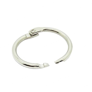 Anneaux métalliques en O argentés EWANG de 1 pouce pour cahiers et carnets – Vente en gros - Product Image 1