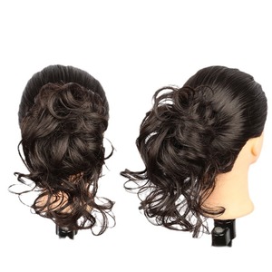 <span class=keywords><strong>Chignon</strong></span> tendance en fibre haute température, style désordonné, avec pince à cheveux pour extension capillaire – Meilleure vente - Product Image 3