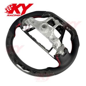 Volante Deportivo Personalizado de Fibra de Carbono con LED e Indicador de RPM para Cadillac CTS CTSV ATS ATSV Coupé ELR, Accesorios para Automóviles - Product Image 4