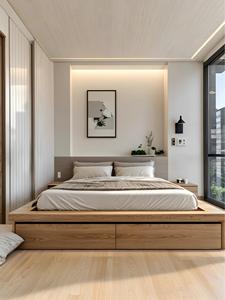 ชุดห้องนอนเด็กในบ้านที่ปลอดภัยเตียงแบบมินิมอลสำหรับเด็กเด็กผู้ชายเตียงสองชั้นคู่พร้อมที่เก็บของ - Product Image 2