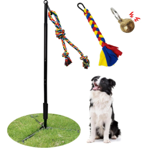 Tether römorkör açık günlük lüks Polyester interaktif Pet köpek peluş halat çiğnemek oyuncak - Product Image 1