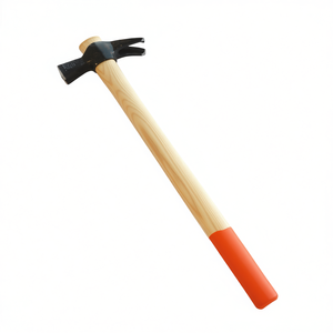 Marteau de charpentier Ttake 5087 avec manche en bois et poignée orange pour la menuiserie et le ciselage - Product Image 2