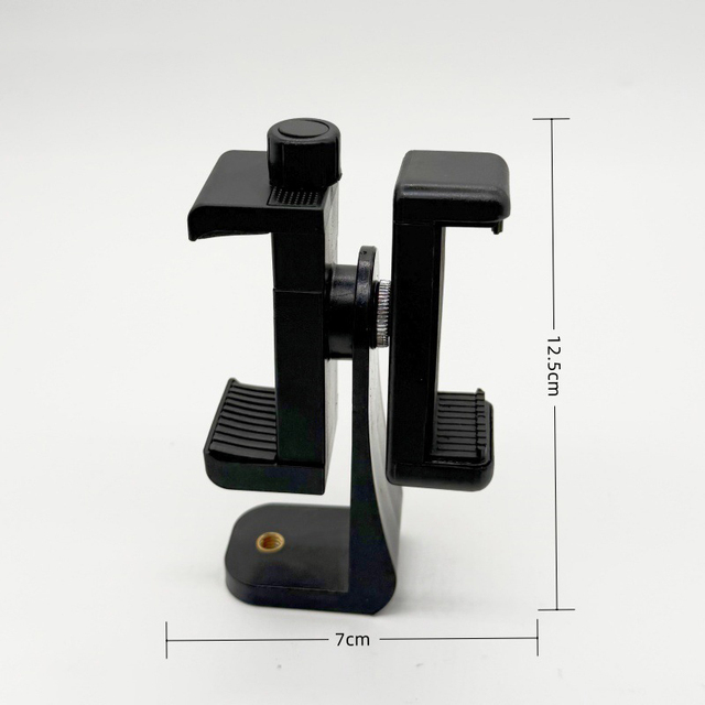 Unique Design 1/4 Screw Head Mobile Phone Clip Tripod Monopod Holder Clip Mount