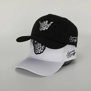 Gorra de Béisbol de Alta Calidad, Personalizada con Bordado, Negra, de 5 Paneles, Impermeable, Formal, Deportiva, de Pana Láser y Poliéster, para Hombre y Mujer - Product Image 1
