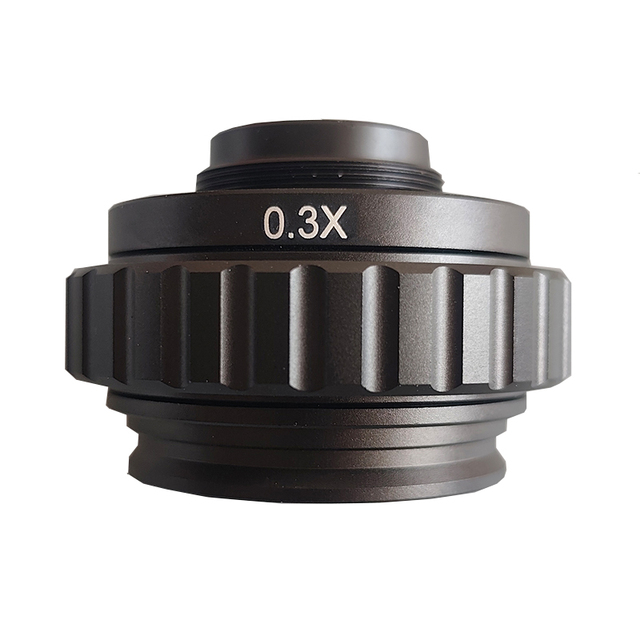 CTV 0.3X C-Mount Lens Adapter for New Type Simul Focal Trinocular Stereo Microscope HDMI VGA USB Video Camera 38mm Port