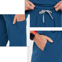 Ensembles d'uniformes médicaux à jambe droite extensibles dans les quatre sens pour femmes, uniformes de salon de beauté, esthéticiennes, cliniques dentaires, médecins, infirmières