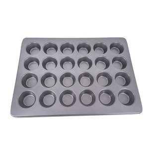 Cá Nhân Tùy Chỉnh Vòng <span class=keywords><strong>Muffin</strong></span> Nướng Pan Carbon Thép Không Dính Bề Mặt Lớn 24 Cup Mega <span class=keywords><strong>Muffin</strong></span> Pan - Product Image 3