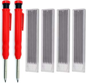 Lápiz para Carpintería, 3 Colores, Recargable, Marcador de Construcción, Lápiz Mecánico para Carpintero - Product Image 3