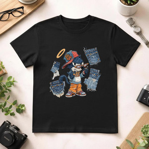 Camiseta Unisex de 210 g/m², 100 % Algodón, Informal, Estampada con DTF, Transpirable y Duradera, para Hombre - Product Image 1