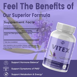 HACCP OEM Vitex chaste Berry สกัด60/ 120แคปซูล/ขวดแคปซูล Chasteberry - Product Image 2