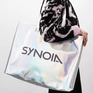 Borsa della spesa in pvc personalizzata con logo stampato