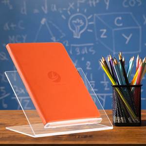 Custom Clear <strong>Luxe</strong> Tabletop Judaica Gift Shtender With Color Tabletop Jewish Book Stand <strong>Acrylic</strong> Lucite Shtender - Product Image 4