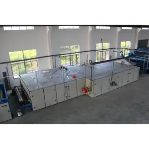 HongYi CE certification Nonwoven polyester fiber thermo bonded wadding thermobond felt oven machine