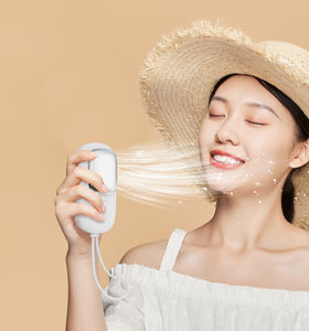 नए आगमन सेमीकंडक्टर एयर कूलिंग ब्लेडलेस प्रशंसक सुपर टेक कूलिंग पॉकेट फैन कूलर के साथ पोर्टेबल मिनी प्रशंसक - Product Image 2