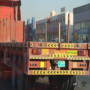 Fluo cinta reflectiva vật liệu phản chiếu lụa Màn hình in phản xạ mũi tên Băng dải phản quang sticker cho xe đánh dấu - Product Image 6