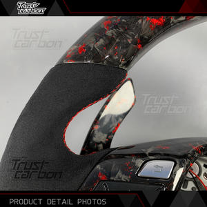 <span class=keywords><strong>Volante</strong></span> LED de Fibra de Carbono Forjado Personalizado para Mercedes-Benz W204 W212 2011-2015 <span class=keywords><strong>CLA</strong></span> GLA <span class=keywords><strong>45</strong></span> C63 CLS63 E550 <span class=keywords><strong>AMG</strong></span> R231 SL SLK350 - Product Image 4