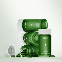 Vente en gros de capsules en verre vert personnalisées 40ml-140ml avec bouchon à vis pour sérigraphie et contenants d'emballage pour capsules