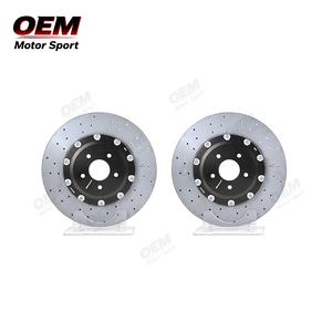 Kit de Discos de Freno de Cerámica de Carbono OEM MOTOR SPORT para GT-R R35 (Acabado Amarillo) - Mejora de Carreras Delantera y Trasera con 1 Año de Garantía - Product Image 5