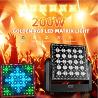 Lampu LED RGB Pixel Matrix 5*5 DMX512 25 Mata Efek Strobo Moving Head Lighting DJ Panggung Pernikahan Acara Pencahayaan Latar Belakang Wall Washer