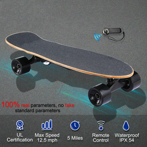 Planche en érable de 680 mm, moteur intelligent sans balais de 350 W, vitesse maximale de 20 km/h, autonomie de 8 km, charge maximale de 80 kg, poids léger de 3,8 kg, frein EBS portable, électrique. - Product Image 5