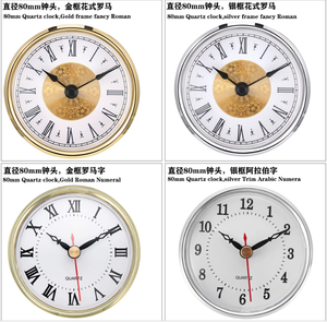 Đồng hồ đường kính 80mm phù hợp với up chèn Đồng hồ thạch anh chèn màu vàng phù hợp với lỗ 76mm - Product Image 3