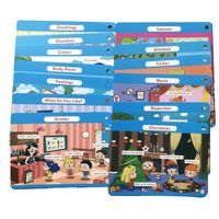 Stylo d'apprentissage interactif pour enfants avec cartes flash et 55 cartes double face – Jouet éducatif précoce pour les tout-petits de 2 à 6 ans