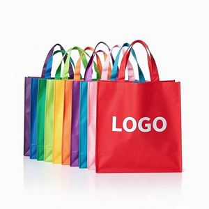 Wholesale Nonwoven Clothing Advertising Laminated Tote <b>Bag</b> Reusable <b>Waterproof</b> Non Woven <b>Bag</b> Non Woven Hand With Logo - Product Image 1