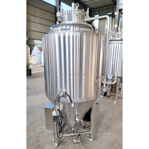 Fermenteur conique GHO 300L SUS 304 avec refroidisseur pour restaurant, système de brassage de bar, cuve de <span class=keywords><strong>fermentation</strong></span> de bière - Product Image 1