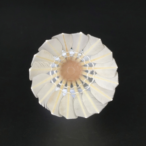 Volante de Bádminton DunRun <span class=keywords><strong>DR</strong></span>-08 de Alta Durabilidad con Plumas de Pato Blanqueadas para Entrenamiento de Jugadores de Club - Product Image 3