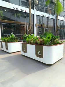 Caixas de Plantio Personalizáveis Galvanizadas de Alta Resistência para Exteriores, Com Buracos de Drenagem para Uso Comercial e Residencial - Product Image 1