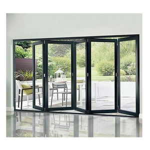 <span class=keywords><strong>Porte</strong></span> <span class=keywords><strong>de</strong></span> <span class=keywords><strong>garage</strong></span> électrique pliable industriel, Double glaçure résistant au feu, pliable, à l'extérieur, pour patio - Product Image 2