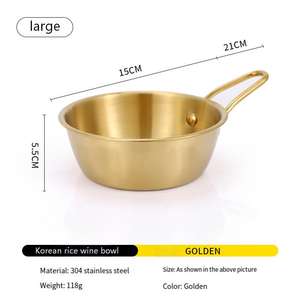 ชามข้าวสแตนเลส 304 พร้อมที่จับสำหรับตั้งแคมป์กลางแจ้งเดินป่าแก้วเดินทางทนทานทนความร้อนภาชนะใส่เครื่องดื่มแบบพกพา - Product Image 4