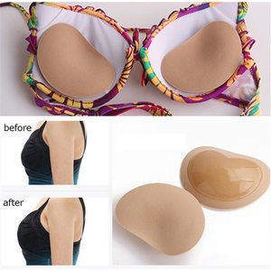 FCJ a forma di cuore in Silicone reggiseno imbottito copri capezzoli adesivi invisibili petali del seno e reggiseno estensori accessori di fornitura in scatola