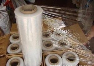 Biểu tượng tùy chỉnh in PE bộ phim kéo dài LLDPE thương mại nhựa cuộn 50cm chiều rộng mềm cấp thực phẩm bảo vệ phim hàng tạp hóa bao bì - Product Image 6