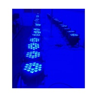 2022 18x18w rgbwa uv 6in1 54 led par la lumière