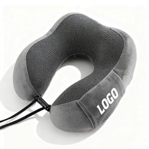 Almohada de Viaje Personalizada con Logotipo Promocional, Almohadas de Cuello de Lujo para Automóvil - Product Image 1