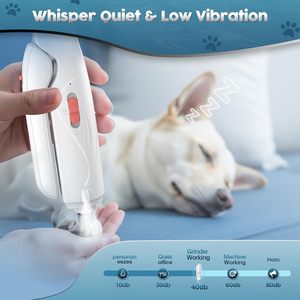 <span class=keywords><strong>Coupe</strong></span>-ongles pour chien puissant 2 en 1, tondeuse et meuleuse de précision, outil de toilettage double fonction pour tous les animaux de compagnie - Product Image 3