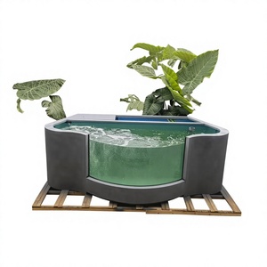 MISTECH – Ponds à poissons modernes en acier inoxydable 304, sur mesure, directement de l'usine, pour extérieur/intérieur, aquariums, rocailles, formes courbes, garantie 10 ans - Product Image 1